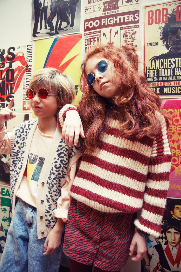 Piupiuchick Unisex trousers | washed blue denim