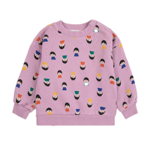 Bobo Choses Game Pawns all over sweatshirt