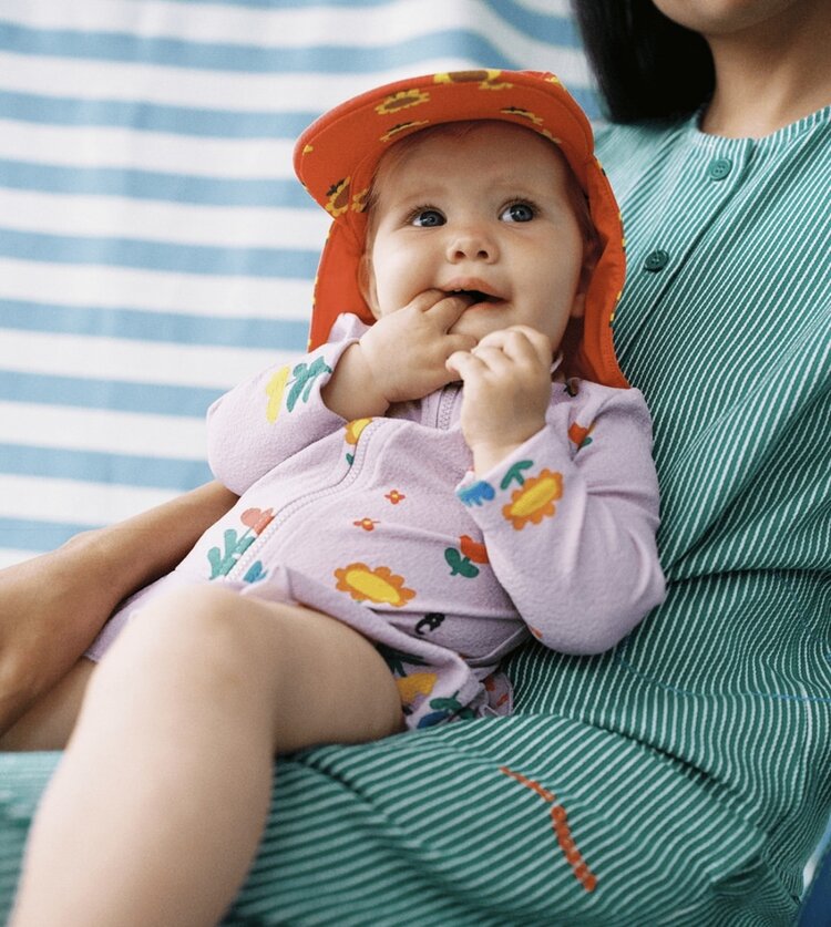 Bobo Choses Garden Party all over swim overall