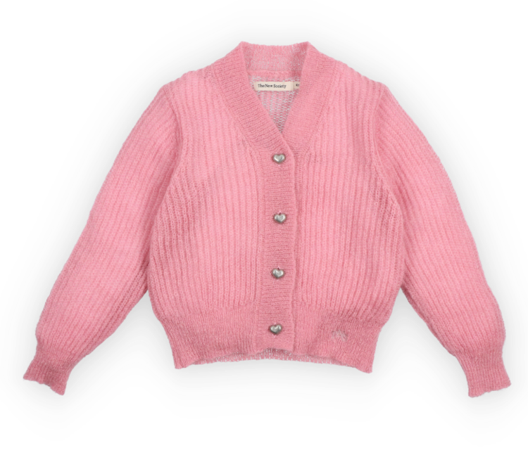 The New Society Lina Cardigan - Dream Blush