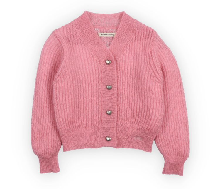 The New Society Lina Cardigan - Dream Blush
