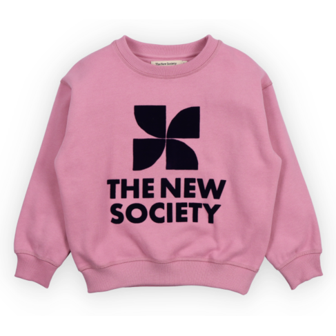 The New Society TNS Logo Sweatshirt - Dream Blush