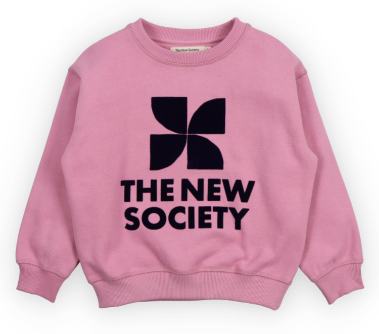 The New Society TNS Logo Sweatshirt - Dream Blush