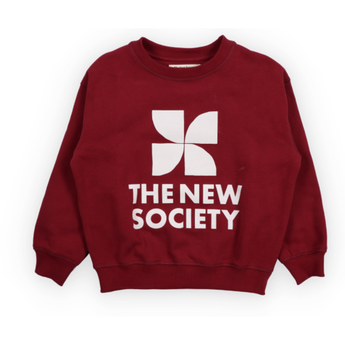 The New Society TNS Logo Sweatshirt - Plum Fantasy