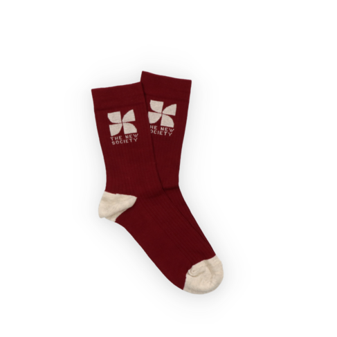 The New Society Socks - Plum Fantasy