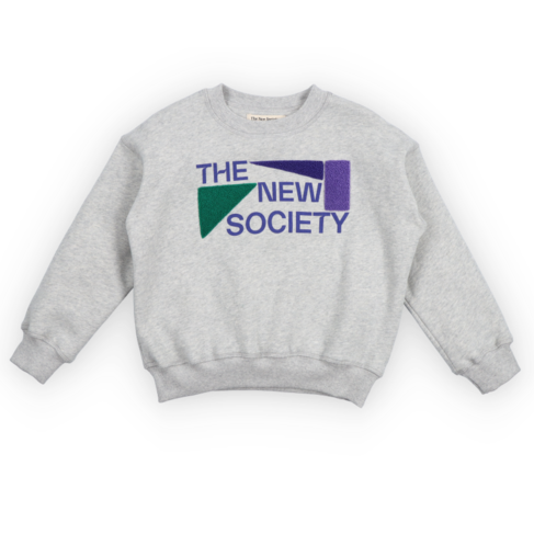 The New Society Cesar Sweatshirt - Stellar Gray Melange