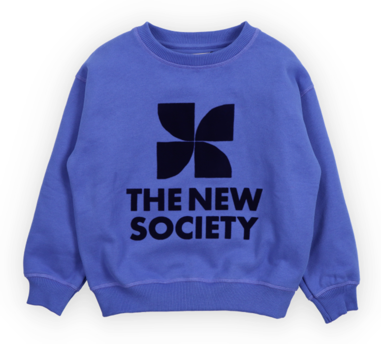 The New Society TNS Logo Sweatshirt Royal Purple