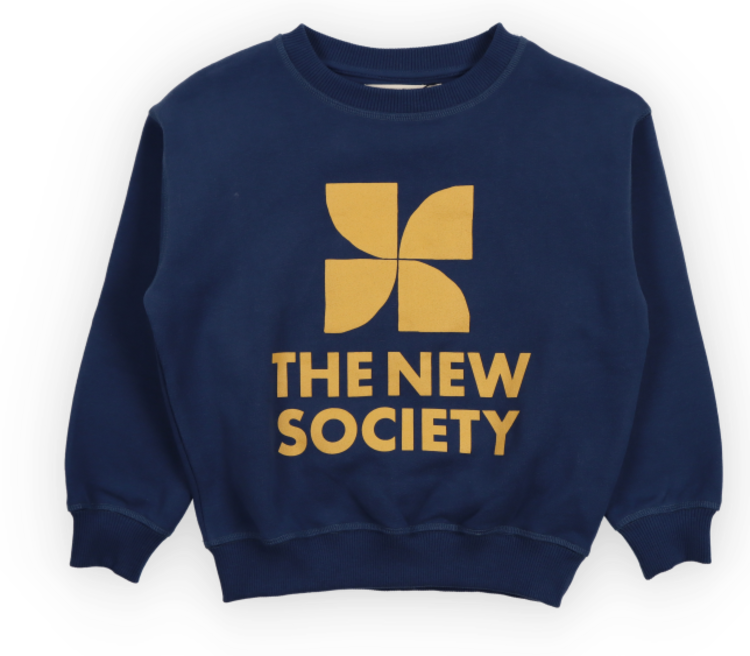 The New Society TNS Logo Sweatshirt Infinite Navy