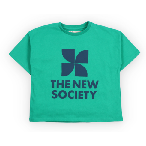 The New Society TNS Logo T-shirt - Radiant Emeral
