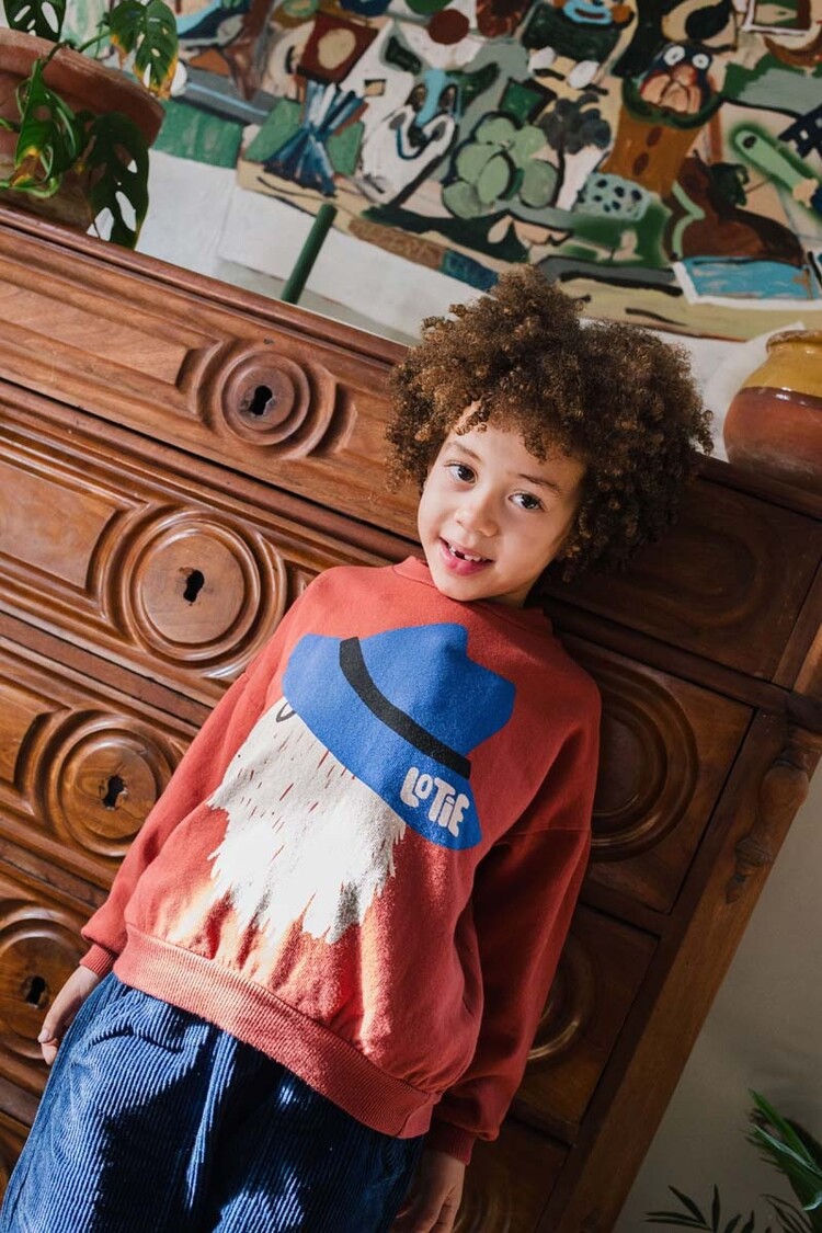 Lotiekids Sweatshirt Chill Dog - Tile