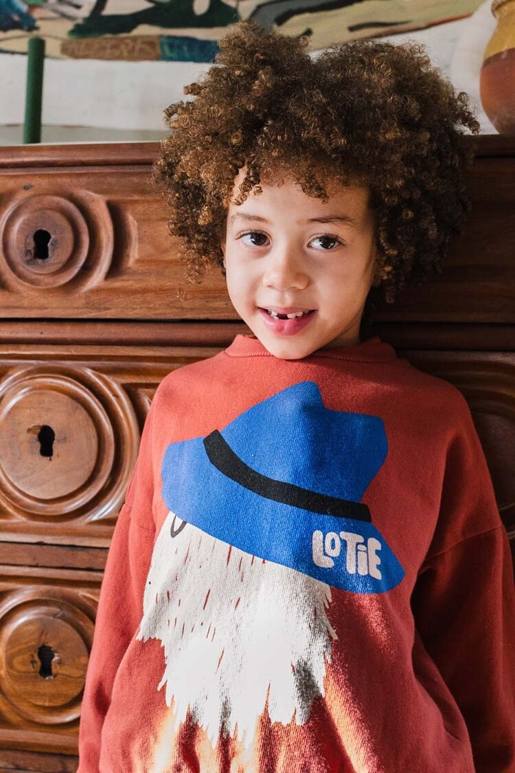 Lotiekids Sweatshirt Chill Dog - Tile