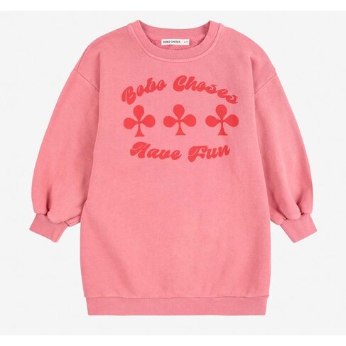 Bobo Choses Have Fun sweatshirt dress