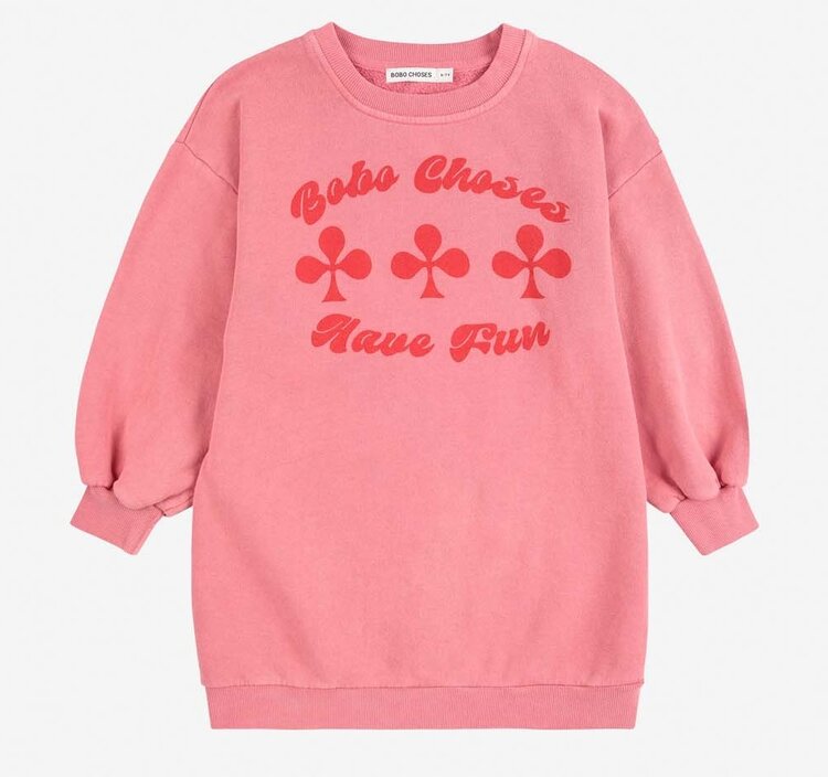 Bobo Choses Have Fun sweatshirt dress