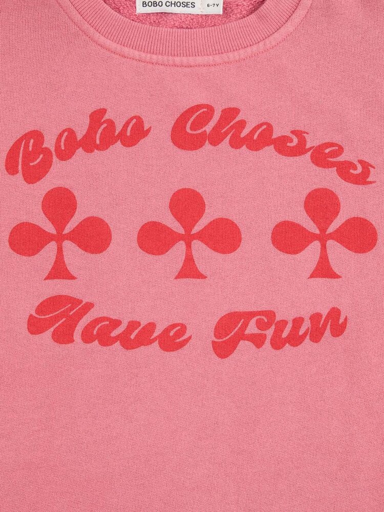 Bobo Choses Have Fun sweatshirt dress