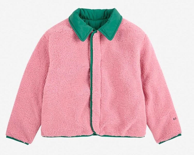 Bobo Choses Clover reversible sheepskin jacket