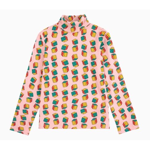 Bobo Choses Dices all over turtle neck T-shirt