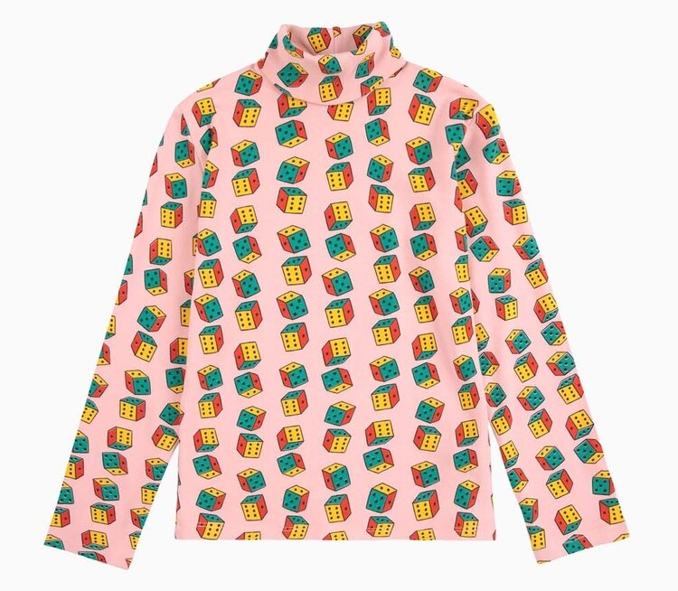 Bobo Choses Dices all over turtle neck T-shirt