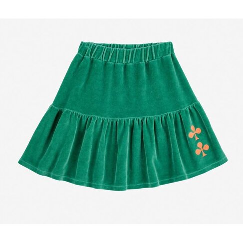 Bobo Choses Clover velvet skirt