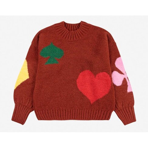 Bobo Choses Bobo Joker jacquard turtle neck jumper