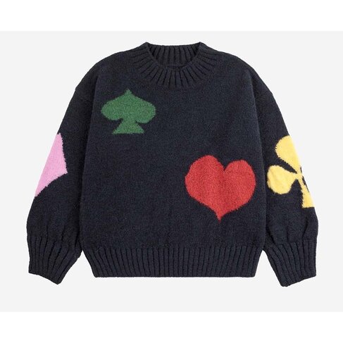 Bobo Choses Bobo Joker jacquard turtle neck jumper