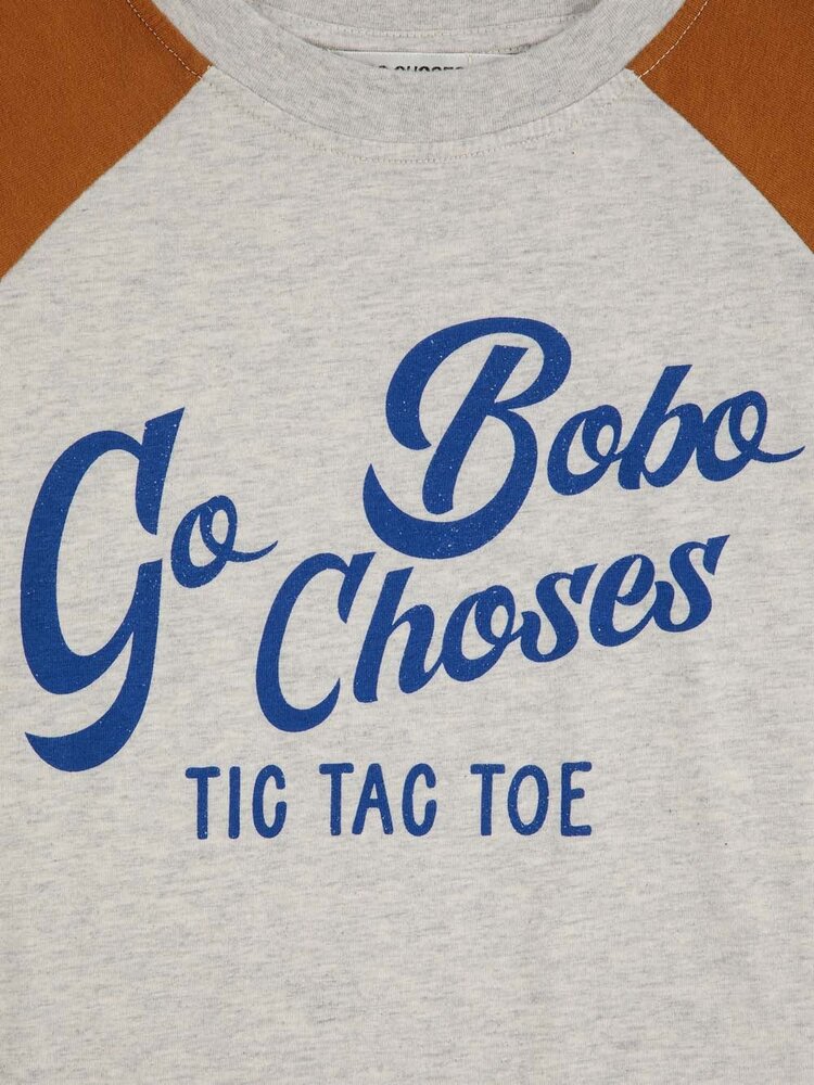 Bobo Choses Go Bobo ranglan sleeves T-shirt