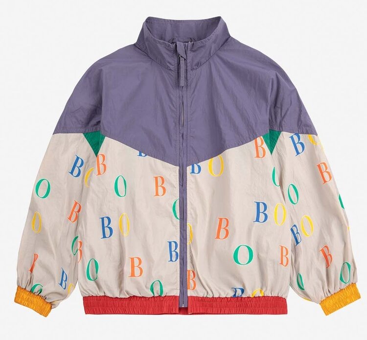 Bobo Choses Multicolor Bobo all over tracksuit jacket