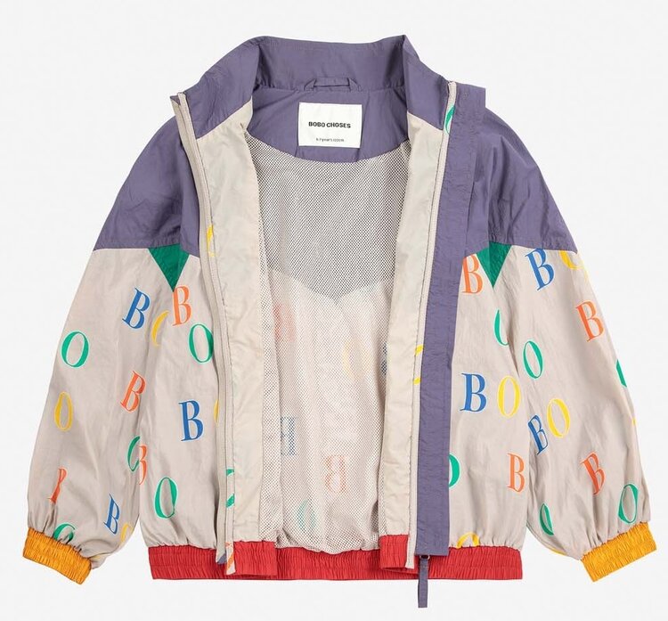 Bobo Choses Multicolor Bobo all over tracksuit jacket