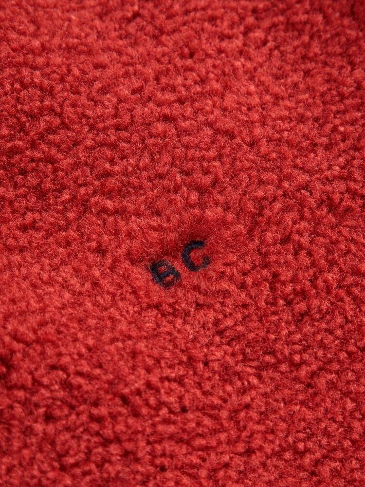 Bobo Choses Multicolor Tiles reversible sheepskin jacket