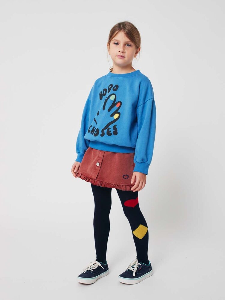 Bobo Choses Tic Tac Toe ruffled skirt