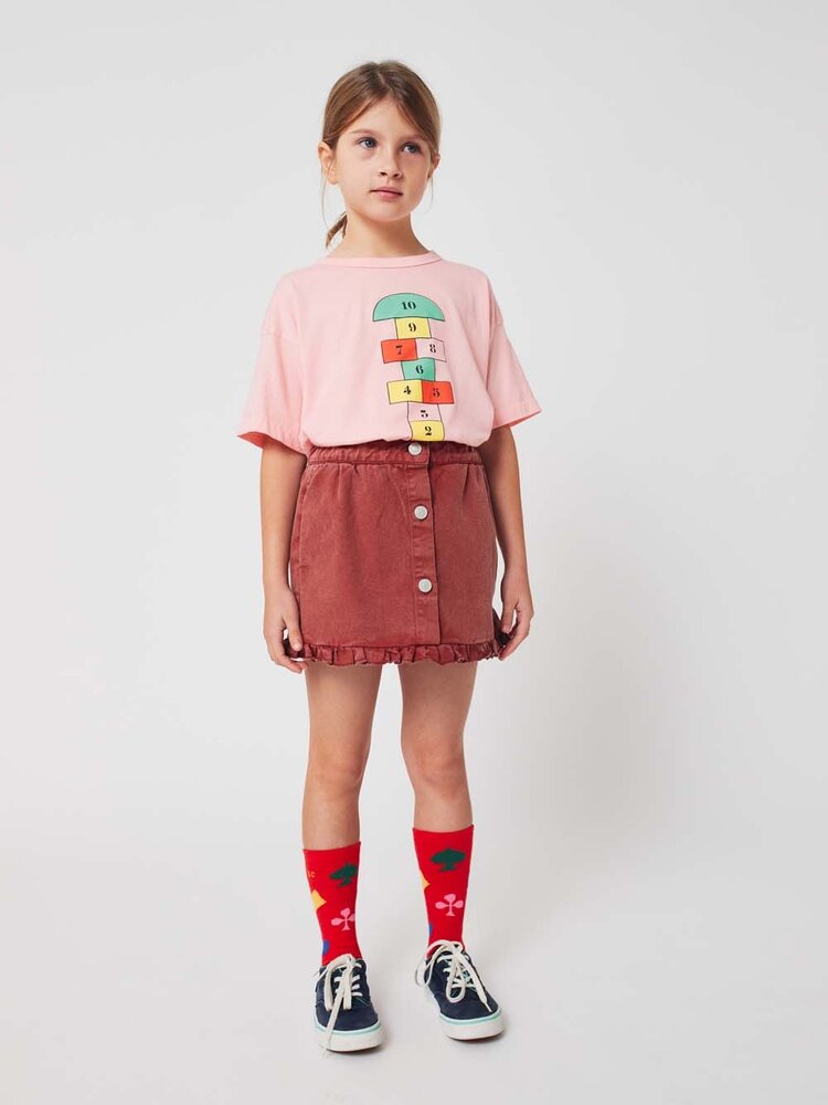 Bobo Choses Tic Tac Toe ruffled skirt
