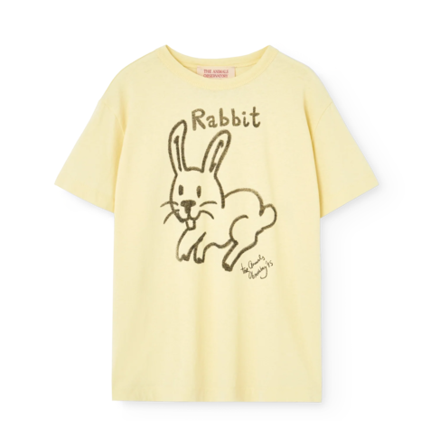 The Animal Observatory Light Yellow Rooster T-Shirt