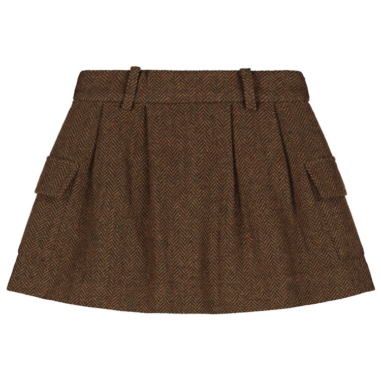 Charlie Petite Noa Skirt - Brown Melange
