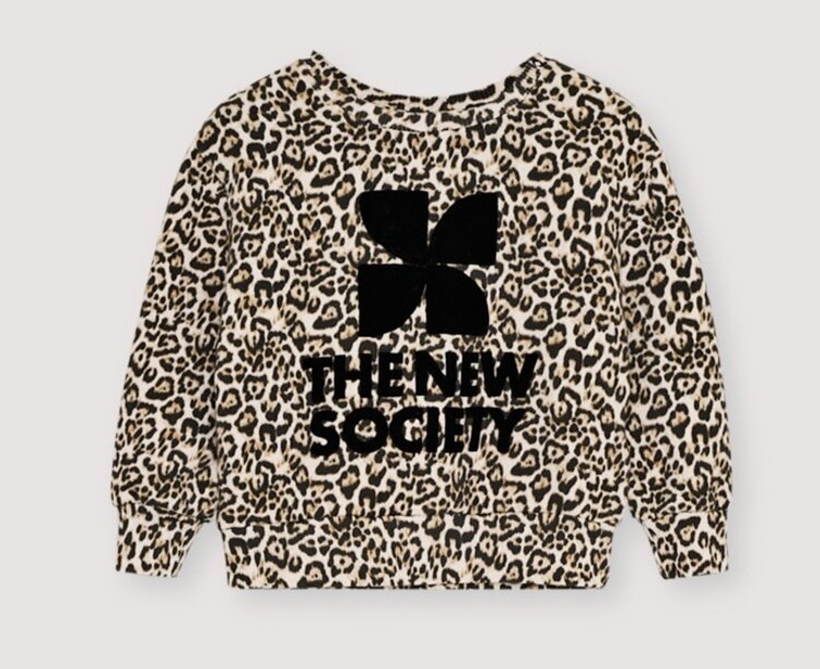 The New Society TNS Logo Sweatshirt - Nelia Print