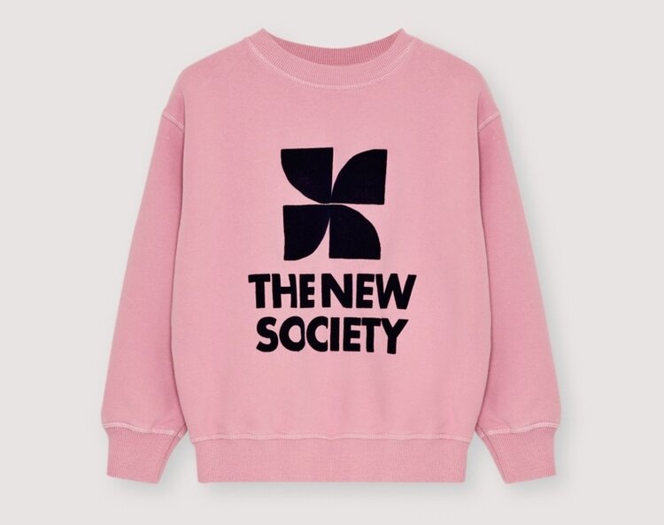 The New Society TNS Logo Sweatshirt - Dream Blush
