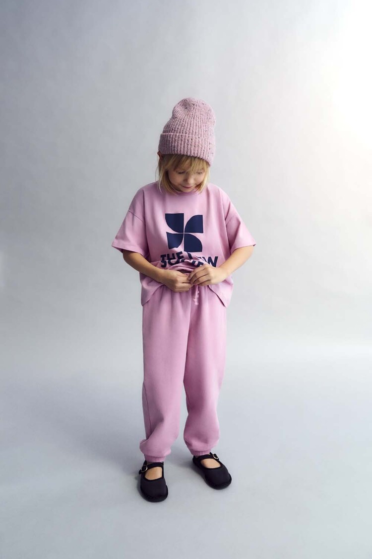 The New Society TNS Logo Sweatshirt - Dream Blush