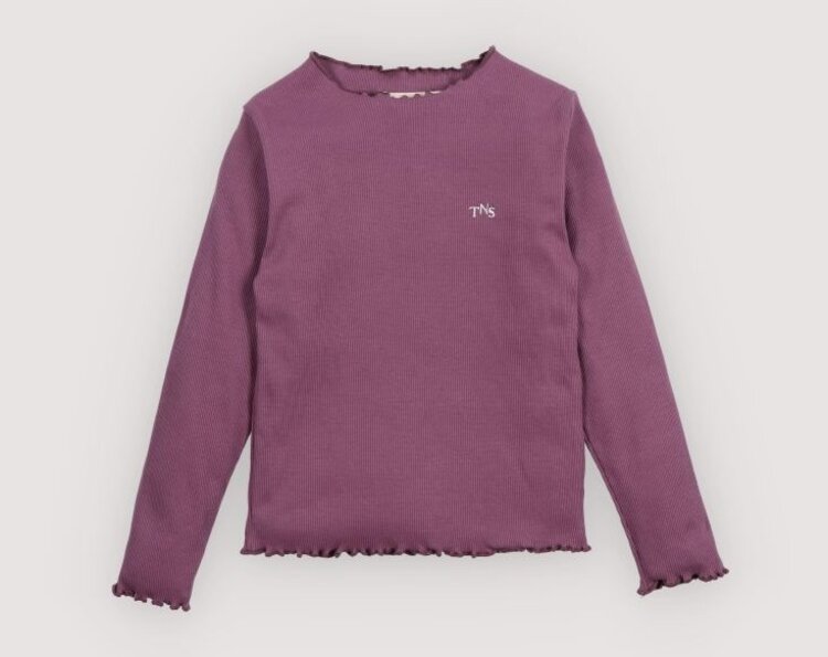 The New Society TNS Rib Tee - Grape Bliss