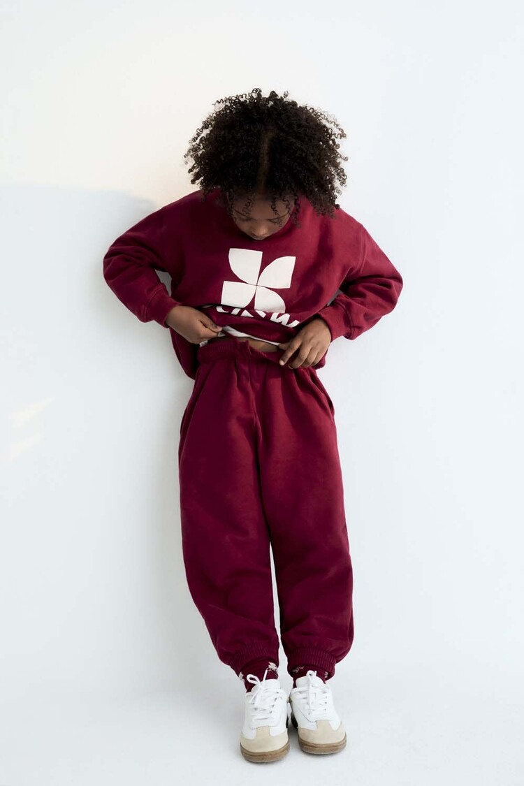 The New Society TNS Logo Sweatshirt - Plum Fantasy