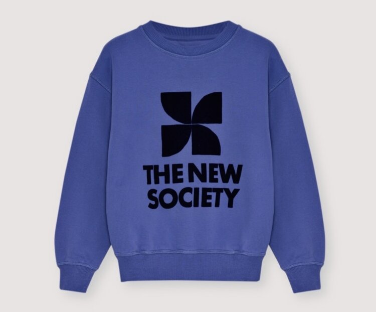 The New Society TNS Logo Sweatshirt Royal Purple
