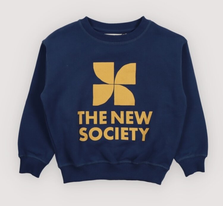 The New Society TNS Logo Sweatshirt Infinite Navy