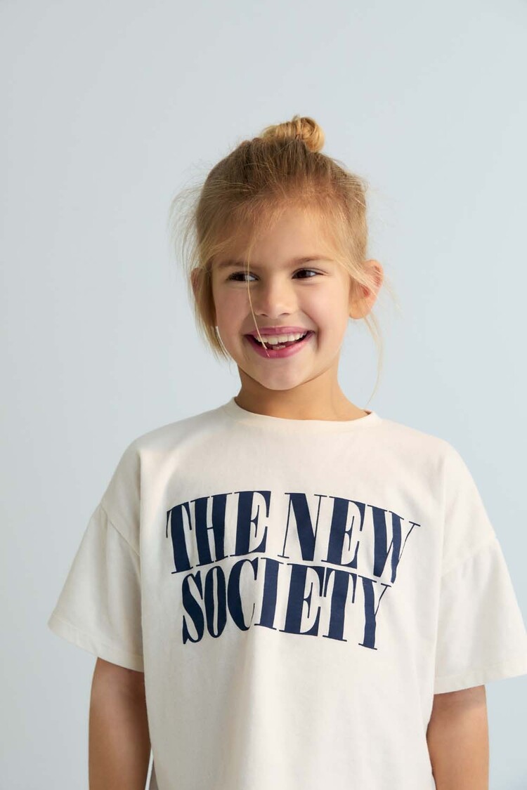 The New Society Mica T-shirt - Moonlight White