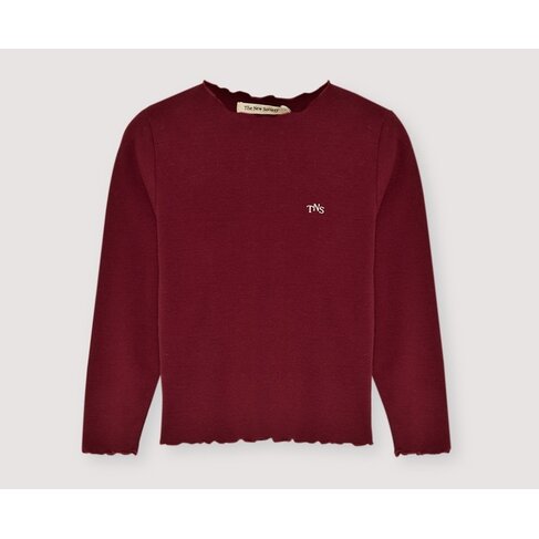 The New Society TNS Rib Tee - Plum Fantasy