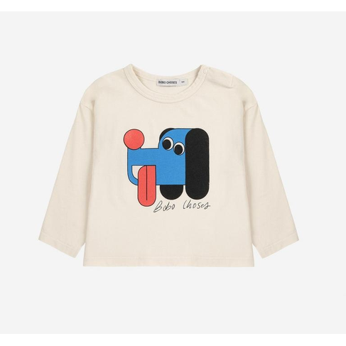 Bobo Choses Doggy Mate T-shirt - Baby | white