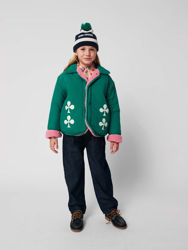 Bobo Choses Clover reversible sheepskin jacket