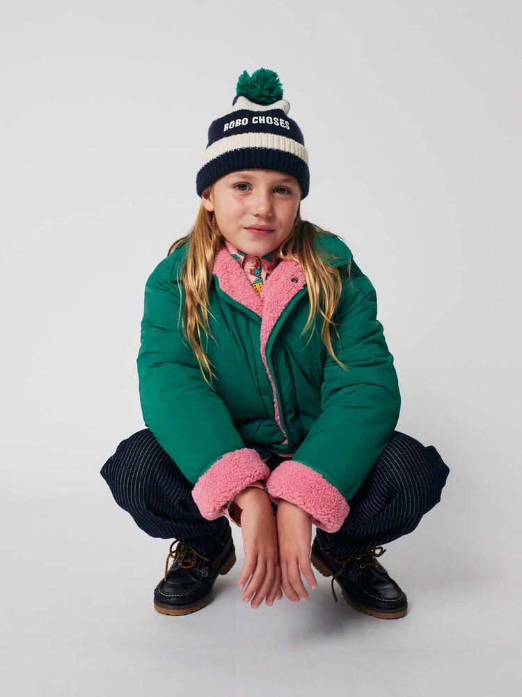 Bobo Choses Clover reversible sheepskin jacket