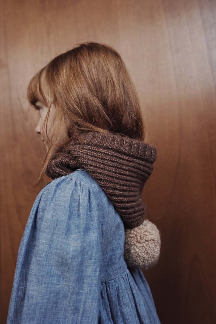 Emile et Ida Robe Smockee - Chambray