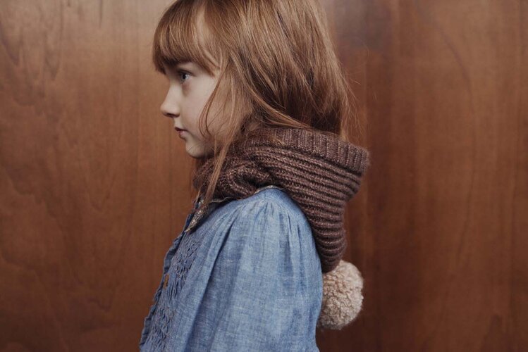 Emile et Ida Robe Smockee - Chambray