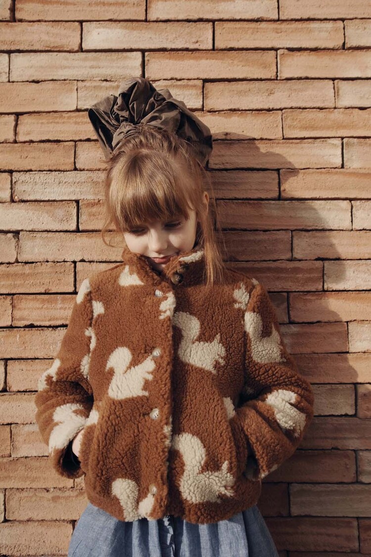 Emile et Ida Manteau Fausse Fourrure