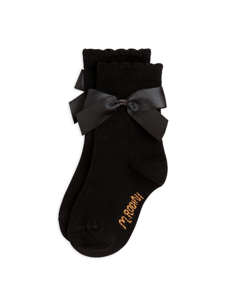Mini Rodini Satin bow 1 pck socks