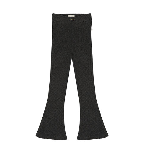 Jenest Teddy Flared Legging - Dark Gray Melange