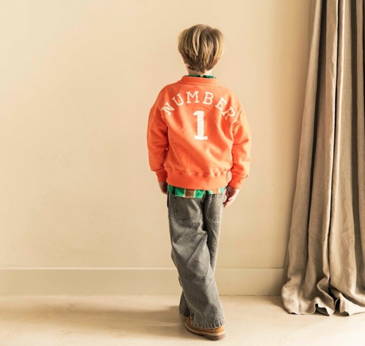 Jenest Bird NR1 Sweater - Bright Orange